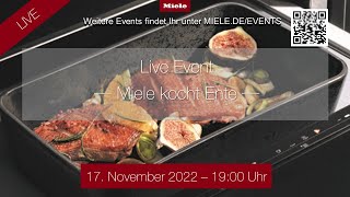 Miele kocht  Ente aus dem Dampfbackofen [upl. by Nogem306]