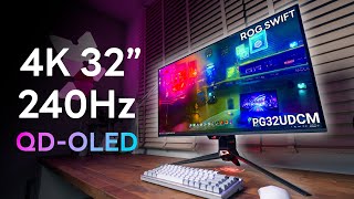 รีวิว ROG Swift PG32UCDM  ที่สุดของจอคอม กับความละเอียด 4K 240HZ QDOLED [upl. by Map]