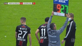 When Florian Wirtz Substituted amp Changed the Game [upl. by Atteuqaj]