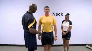 Official Navy PRT Body Composition Assessment Demonstration [upl. by Eidnim]