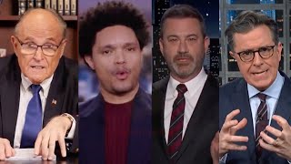 TV Hosts React To Rudy Giuliani On The Masked Singer [upl. by Nerhe]