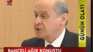 BAHÇELİ ERDOĞANA AĞIR KONUŞTU YÜCE DİVAN YOLUNDA 110809 [upl. by Ynomrah864]