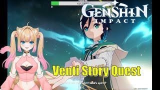 Venti Story Quest Milameowz  Genshin Impact [upl. by Htez]