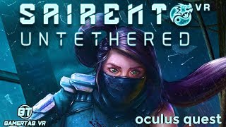 SAIRENTO VR UNTETHERED Oculus Quest  First Impressions Gameplay [upl. by Neeuq82]