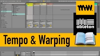 Warping amp Tempo  Ableton Live Manual  10 [upl. by Idurt]