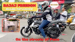 Bajaj Freedom CNG Review  Tank to Tank Mileage Test [upl. by Retsam]