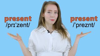 Present vs Present  Learn English Heteronyms  Meaning and Pronunciation [upl. by Amersham635]