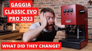 NEW Gaggia Classic 2023 Evo Pro  What Did They Change [upl. by Ardiek]