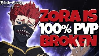 ZORA IS BROKEN amp TAKING DOWN BLACK ASTA amp MERELEONA IN PVP REFLECT TRAP IS OP  Black Clover Mobile [upl. by Buatti104]