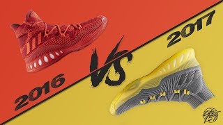 Adidas Crazy Explosive 2017 Primeknit vs Crazy Explosive 2016 Primeknit [upl. by Asilat971]