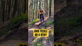 USING MY BMX SKILLS FOR THIS SLIDER Playing about on a MTB is what life is about 🤘🏻mtb [upl. by Jeddy]