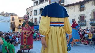 Gegants del Carnaval de Solsona  Trobada de Castellterçol 2023 [upl. by Nerta]