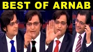 Best Of Arnab Goswami  Arnab SLAMS THRASHES Panelists  Top 6 Debates [upl. by Anelis565]