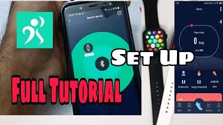 HryFine Smart Watch Time Setting  How To Setup Smart Watch Hryfine Apps 2023 krunlocker [upl. by Silvio691]