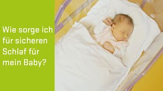 Tipps für sicheren Schlaf 👶😴 Babys erste Tage ElternGuide der Privatklinik Goldenes Kreuz [upl. by Lebisor]