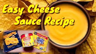 EASY CHEESE SAUCE RECIPE FOR NACHOS amp SAMGYUP  CHEESE SAUCE DIP RECIPE [upl. by Aket]