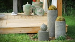 How to Build an Outdoor Zen Garden Water Fountain [upl. by Bellina94]