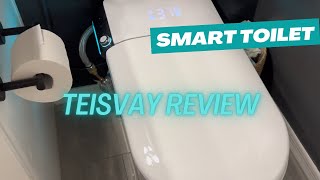 TEISVAY SMART TOILET REVIEW ON AMAZON [upl. by Yeoj]