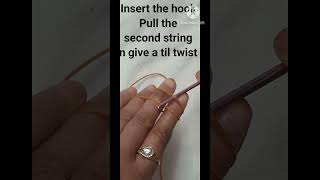 Magic Ring Crochet for Beginners Freindly shorts crochet crochettutorial [upl. by Eiznik]