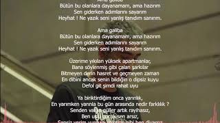 Sagopa Kajmer  Galiba Lyrics [upl. by Nissensohn]