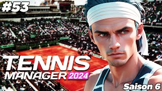 ON DÉMARRE ROLAND GARROS Carrière Tennis Manager 2024 53 [upl. by Arratoon]