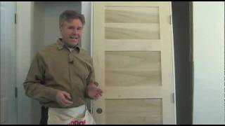 Door Installation Bracket  Interior Door Installation Instructions  Door Replacement [upl. by Lleruj570]