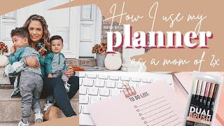 How I use my planner as a Mom of toddlers [upl. by Ocisnarf460]