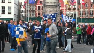 Birmingham City FC fans  Bruges Belgium [upl. by Linehan792]