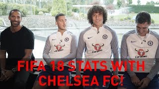 REVEALED  FIFA 18 stats for Chelseas Hazard Luiz amp Christensen [upl. by Ailsa]