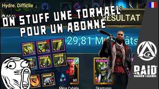 ON BUILD POUR UN ABO  HYDRE VS TORMAEL  RAID SHADOW LEGENDS [upl. by Myrvyn]