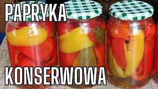 Najlepsza 🌶️Papryka Marynowana 🌶️Prosty Sprawdzony Przepis [upl. by Merras]