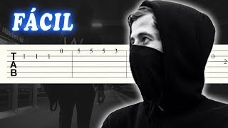 Faded  Alan Walker  FACIL  Guitarra Tutorial [upl. by Adrien]