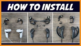 How to install gunstock magnetic controller mounts for Meta Quest 2 Meta Quest Pro and Valve Index [upl. by Loralie]