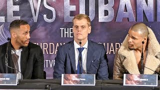 James DeGale vs Chris Eubank Jr FULL PRESS CONFERENCE  ITV Box Office [upl. by Kulsrud443]