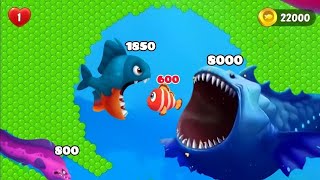 Fishdom Ads Mini Games Hungry Fish  New update 224 level Trailer video [upl. by Eden597]