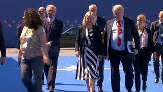 NATO Summit arrivals and doorsteps of alliance partners  AFP [upl. by Friedland]