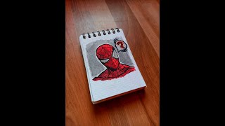 Drawing Spiderman in 30 seconds ❤️💫shorts [upl. by Ennaxxor191]