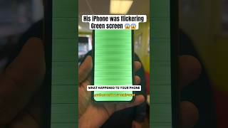 How to fix iPhone Flickering Green Screen 😳shorts iphone apple ios samsung android fyp asmr [upl. by Cinemod]