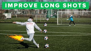 HOW TO IMPROVE LONG SHOTS  Score 35m goals [upl. by Ntisuj]