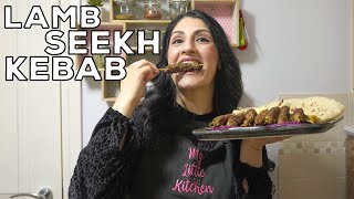 Lamb Seekh Kabab Recipe  The Best Homemade Lamb Seekh Kebabs [upl. by Malachi59]