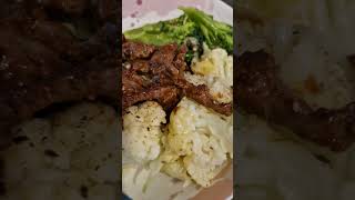 Keto BBQ beef with Cauliflower amp Broccoli beef food yummy keto broccoli newzealand cooking [upl. by Jenkins]