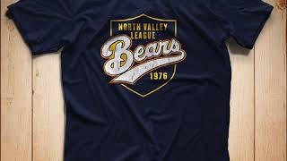 North Valley League Bears TShirt [upl. by Yrkcaz]