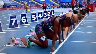 Briana Williams BATTLE Aleia Hobbs amp Ewa Swoboda In EPIC 60m  2024 GLASGOW INDOOR MEET [upl. by Tyre]