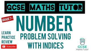 Problem Solving With Indices Higher Only  Grade 7 Playlist  GCSE Maths Tutor [upl. by Eirallih]