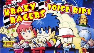 Konami Krazy Racers Voice Rips [upl. by Rorie507]