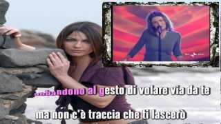 VALENTINA GIOVAGNINI IL PASSO SILENZIOSO DELLA NEVE karaoke strumentale [upl. by Yleoj]