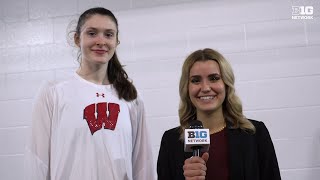 Wisconsin to Face Nebraska for the NCAA Volleyball Title  Dana Rettke Reacts  Wisconsin Volleyball [upl. by Niuqram]