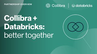 Collibra  Databricks Better Together [upl. by Vrablik]