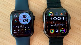 HK10 Ultra 3 49mm vs Apple watch SE 2 44mm [upl. by Aivatnuhs]