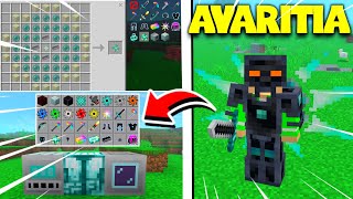 SAIU MELHOR ADDONMOD DO AVARITIA PARA MINECRAFT PE 120 Minecraft bedrock [upl. by Martinic338]